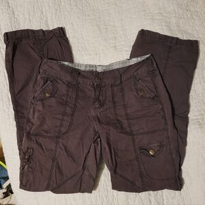 Y2K brown cargo pants